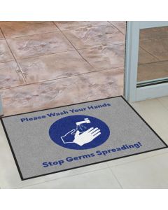 Wash Your Hands Message Mat